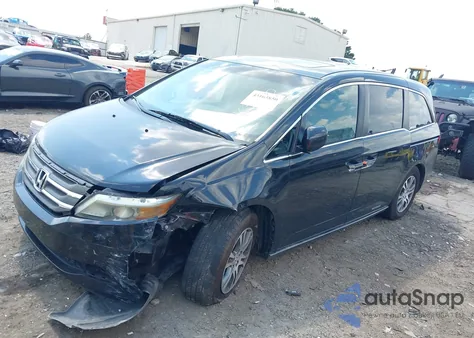2011 Honda Odyssey Ex-L z USA, uszkodzony, nr VIN 5FNRL5H66BB010508